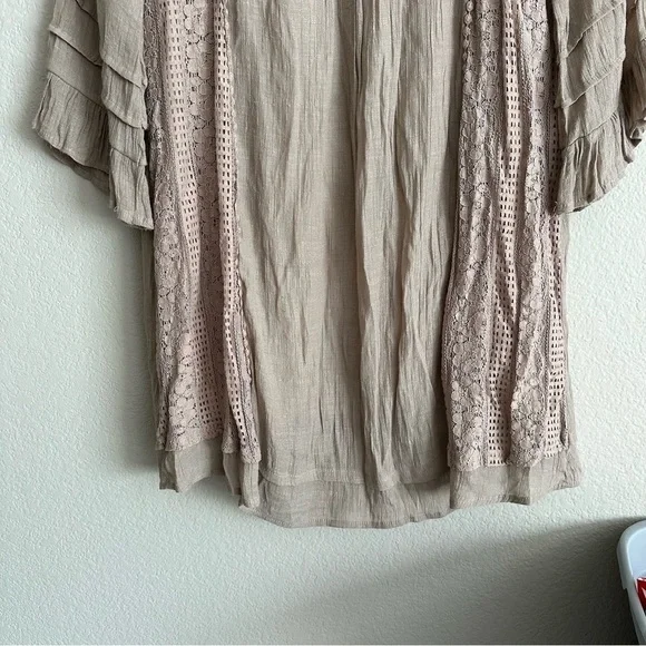 kori america beige lace bohemian dress size small - Picture 5 of 12